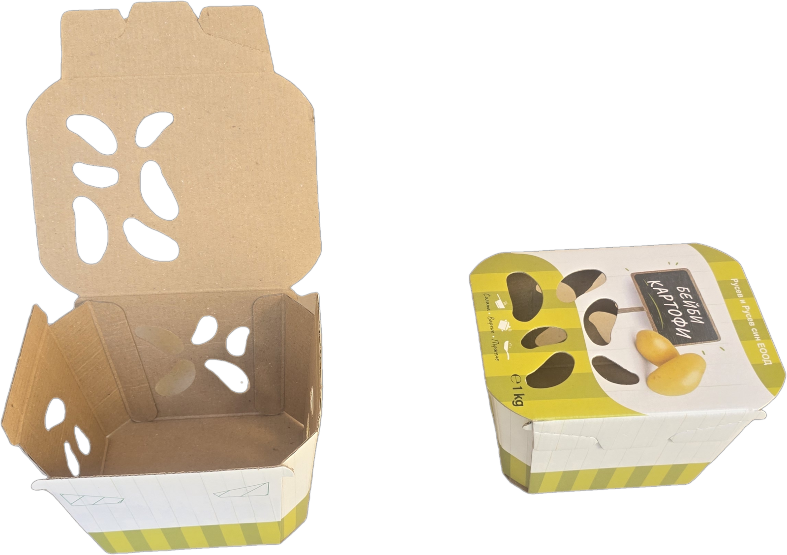 Kraft corrugated shelf-ready tray for retail display